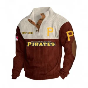 Baseball Fans Gift Men's Stand Up Collar Base Shirt, Sweatshirt Exclusive Logo MLB159090925010-Dark Red