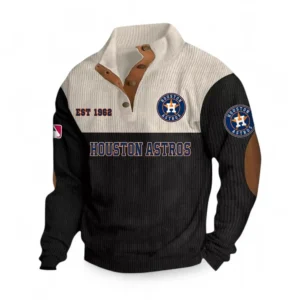 Baseball Fans Gift Men's Stand Up Collar Base Shirt, Sweatshirt Exclusive Logo MLB159090925011-Black