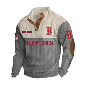 Baseball Fans Gift Men's Stand Up Collar Base Shirt, Sweatshirt Exclusive Logo MLB159090925019-Gray