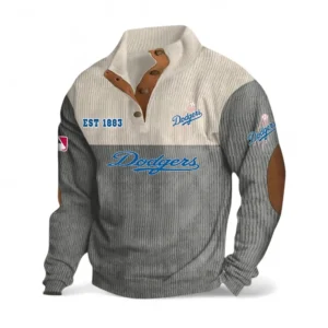 Baseball Fans Gift Men's Stand Up Collar Base Shirt, Sweatshirt Exclusive Logo MLB159090925022-Gray
