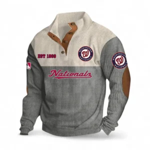 Baseball Fans Gift Men's Stand Up Collar Base Shirt, Sweatshirt Exclusive Logo MLB159090925023-Gray