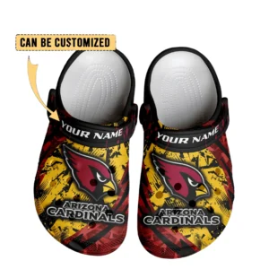 Arizona Cardinals Fans Gift Crocs, All Over Print Crocs For Sport Fan, Custom Name NFL137090525129