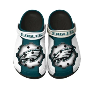 Philadelphia Eagles Fans Gift Crocs, All Over Print Crocs For Sport Fan NFL154091025112 - Black