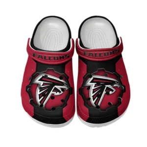 Atlanta Falcons Fans Gift Crocs, All Over Print Crocs For Sport Fan NFL154091025121 - White