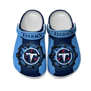 Tennessee Titans Fans Gift Crocs, All Over Print Crocs For Sport Fan NFL154091025132 - White