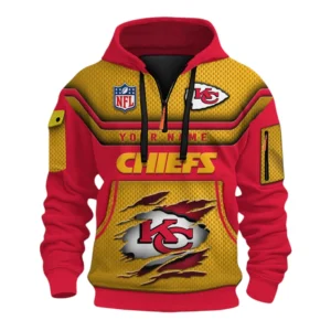 Kansas City Chiefs Fans Gift Hoodie Half Zip 3D, All Over Print Hoodie Half Zip 3D For Sport Fan NFL159091125103 - Style 1