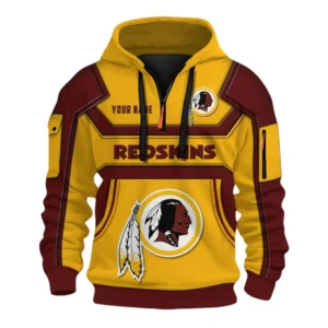 Washington Redskin Fans Gift Hoodie Half Zip 3D, All Over Print 3D Zip Hoodie For Sport Fan NFL162091125121 - Style 2
