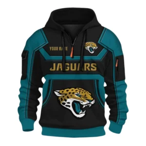 Jacksonville Jaguars Fans Gift Hoodie Half Zip 3D, All Over Print 3D Zip Hoodie For Sport Fan NFL164091125123 - Style 2