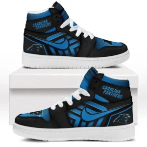 Carolina Panthers Fans Gift Air Jordan 1 High, Exclusive Logo AJ1 High For Sport Lovers NFL165091125105 - White