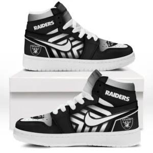 Las Vegas Raiders Fans Gift Air Jordan 1 High, Exclusive Logo AJ1 High For Sport Lovers NFL165091125117 - White