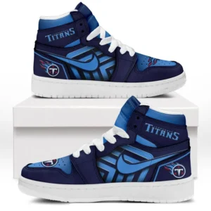 Tennessee Titans Fans Gift Air Jordan 1 High, Exclusive Logo AJ1 High For Sport Lovers NFL165091125131 - White