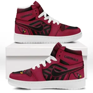 Arizona Cardinals Fans Gift Air Jordan 1 High, Exclusive Logo AJ1 High For Sport Lovers NFL997091125101 - White