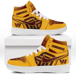 Washington Commanders Fans Gift Air Jordan 1 High, Exclusive Logo AJ1 High For Sport Lovers NFL997091125132 - White