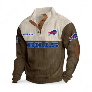 Hockey Fans Gift Men's Stand Up Collar Base Shirt, Sweatshirt Exclusive Logo For Sport Fan NHL111091025337-Brown