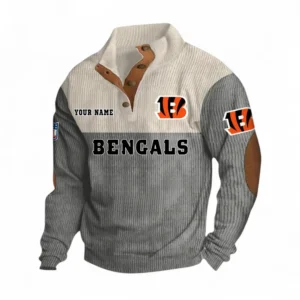 Hockey Fans Gift Men's Stand Up Collar Base Shirt, Sweatshirt Exclusive Logo For Sport Fan NHL111091025342-Gray