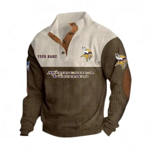 Hockey Fans Gift Men's Stand Up Collar Base Shirt, Sweatshirt Exclusive Logo For Sport Fan NHL111091025346-Brown