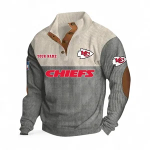 Hockey Fans Gift Men's Stand Up Collar Base Shirt, Sweatshirt Exclusive Logo For Sport Fan NHL111091025348-Gray