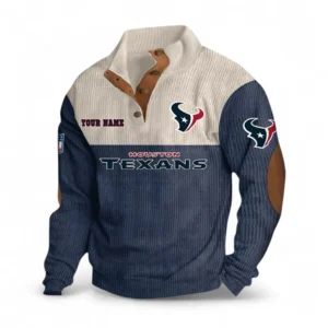 Hockey Fans Gift Men's Stand Up Collar Base Shirt, Sweatshirt Exclusive Logo For Sport Fan NHL111091025352-Navy Blue