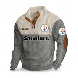 Hockey Fans Gift Men's Stand Up Collar Base Shirt, Sweatshirt Exclusive Logo For Sport Fan NHL111091025355-Gray